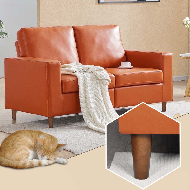 AORYVIC Furniture Legs Wood Sofa Legs Walnut Color Couch Replacement Legs for Cabinet Vanity Couch Chair Dresser Pack of 4 (6 inch) - Image 4